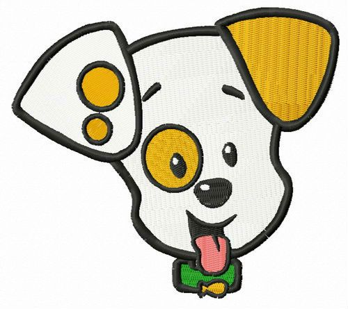 Bubble Puppy muzzle machine embroidery design