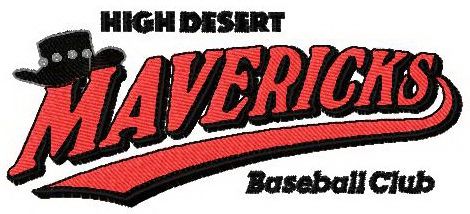 High Desert Mavericks logo machine embroidery design