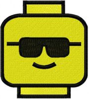 Lego sunglasses embroidery design