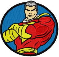 Super Hero embroidery design