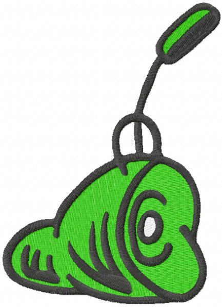Green ham embroidery design