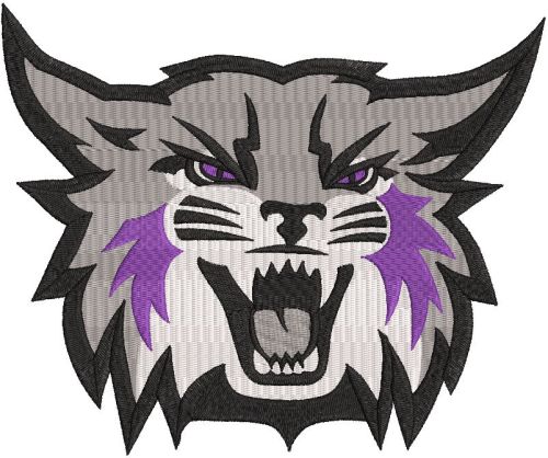 Weber State Wildcats Logo embroidery design