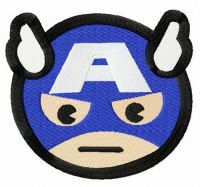 Stern Captain America embroidery design