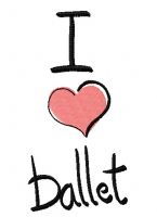 I love ballet 3 embroidery design