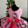 Dress with Christstmas Hello Kitty embroidery design