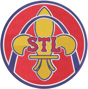 St Louis Cardinals Alternate logo 2024 embroidery design