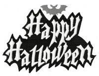 Happy Halloween 6 embroidery design