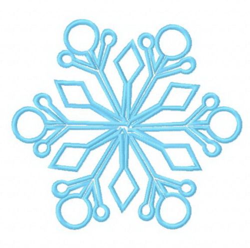 Snowflake 15 machine embroidery design