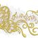 Butterfly music wave embroidery design