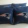 New England Patriots logo on pillowcase embroidered