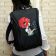 Stylish backpack music fan girl design