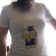 White embroidered t-shirt with Hello Kitty