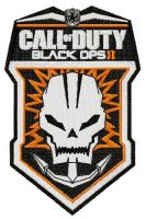 Call of Duty Ghosts logo embroidery design