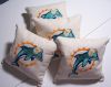 Miami Dolphins embroidered pillows