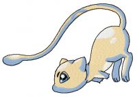 Mew 3 embroidery design