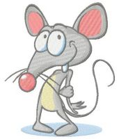 Modest mouse embroidery design