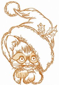 Too small to be Santa 4 embroidery design