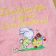 Bath towel with bunny and toy embroidery design