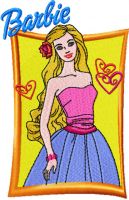 Barbie 1  embroidery design