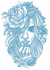 Wild stranger 2 embroidery design