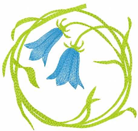 Harebell free embroidery design