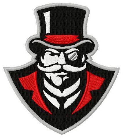 Austin Peay Governors logo machine embroidery design