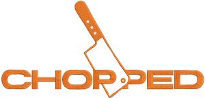 Chopped tv show logo embroidery design
