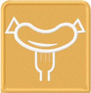 kitchen sign 5 embroidery design