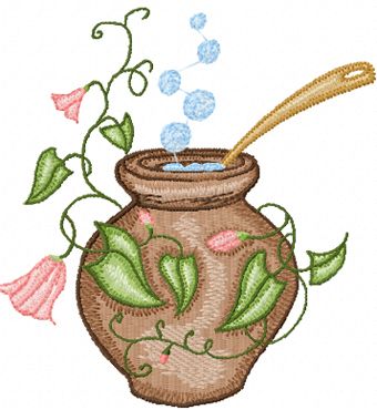 Magic Pot machine embroidery design