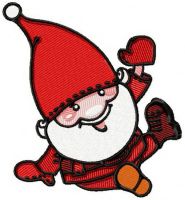 Santa Claus hello my friends embroidery design