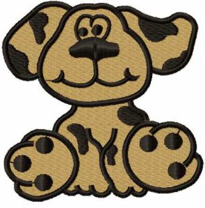 Cute dog 12 embroidery design