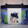 Colorful bag embroidered with French coquette design