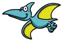 Pterodactyl embroidery design