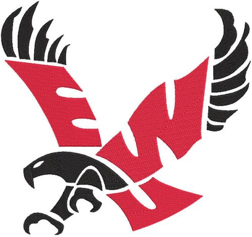 Eastern Washington Eagles Primary Logo embroidery design