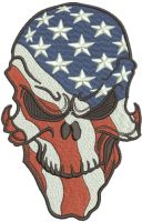 Live free or die 4 embroidery design