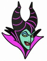 Strange Maleficent embroidery design