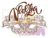 Carnevale di Venezia embroidery design