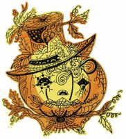 Halloween party 2 embroidery design