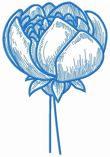 Blue meadow 4 machine embroidery design
