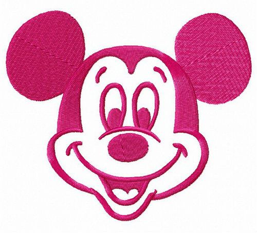 Joyful Mickey machine embroidery design