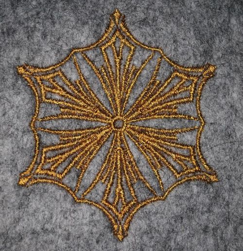 Snowflake free embroidery design