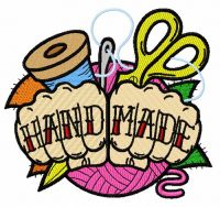 Hand made embroidery design