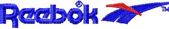 Reebok Logo machine embroidery design