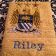 Manchester City Football Club design on towel embroidered