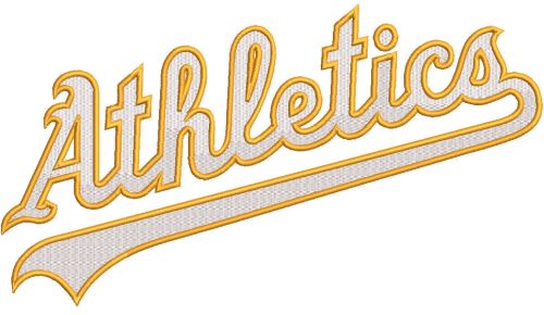Athletics Jersey Logo embroidery design