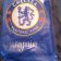 Blue embroidered towel with Chelsea Football Club logo 