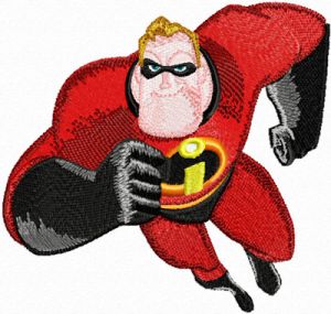 Mr. Incredible 4 embroidery design