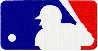 Major League Baseball logo machine embroidery design