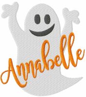Annabelle free embroidery design