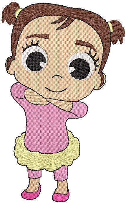 Cece Cocomelon embroidery design